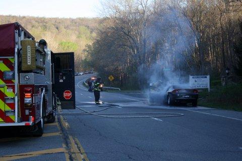 Car Fire on Route 55
April 17th 2012