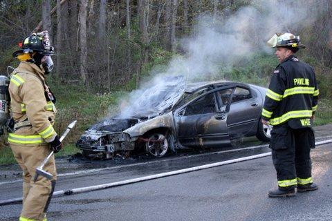 Car Fire on Route 55
April 17th 2012