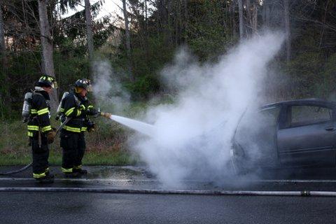 Car Fire on Route 55
April 17th 2012