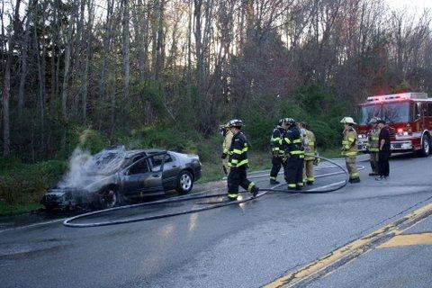 Car Fire on Route 55
April 17th 2012