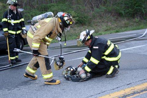 Car Fire on Route 55
April 17th 2012