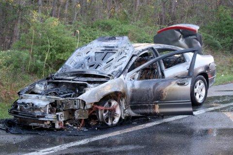 Car Fire on Route 55
April 17th 2012
