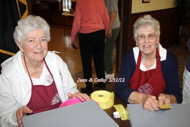 Ladies Auxiliary 2012 Spaghetti Dinner